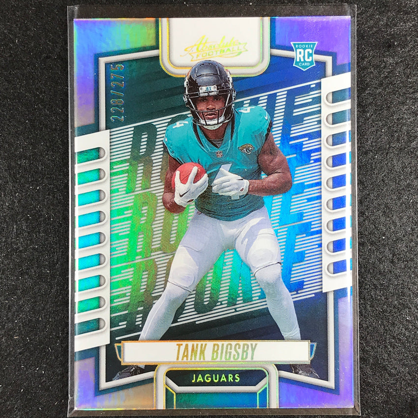 2023 Absolute Football Tank Bigsby Rookie Base Silver 228/275