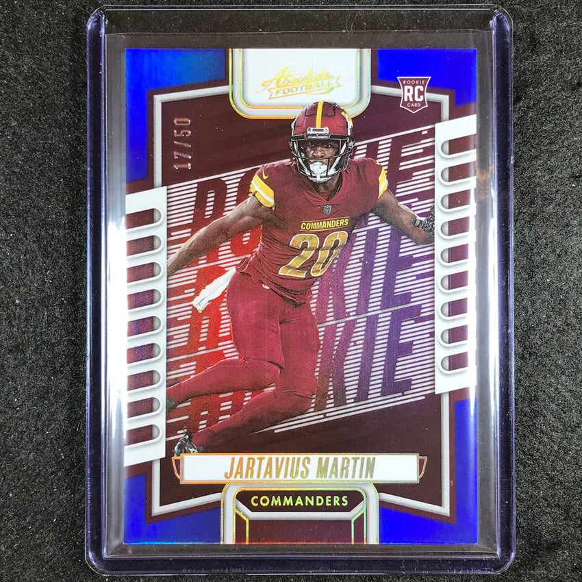 2023 Absolute Football Jartavius Martin Rookie Base Blue Spectrum 17/50