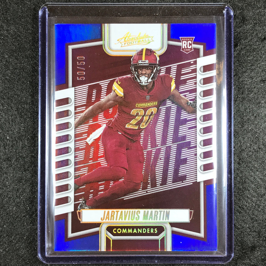 2023 Absolute Football Jartavius Martin Rookie Base Blue Spectrum 50/50