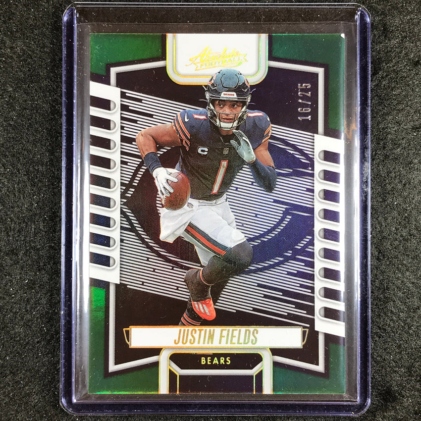 2023 Absolute Football Justin Fields Base Green Spectrum 16/25