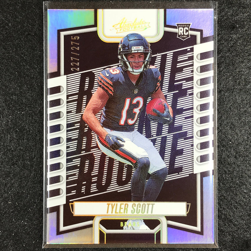 2023 Absolute Football Tyler Scott Rookie Base Silver 227/275