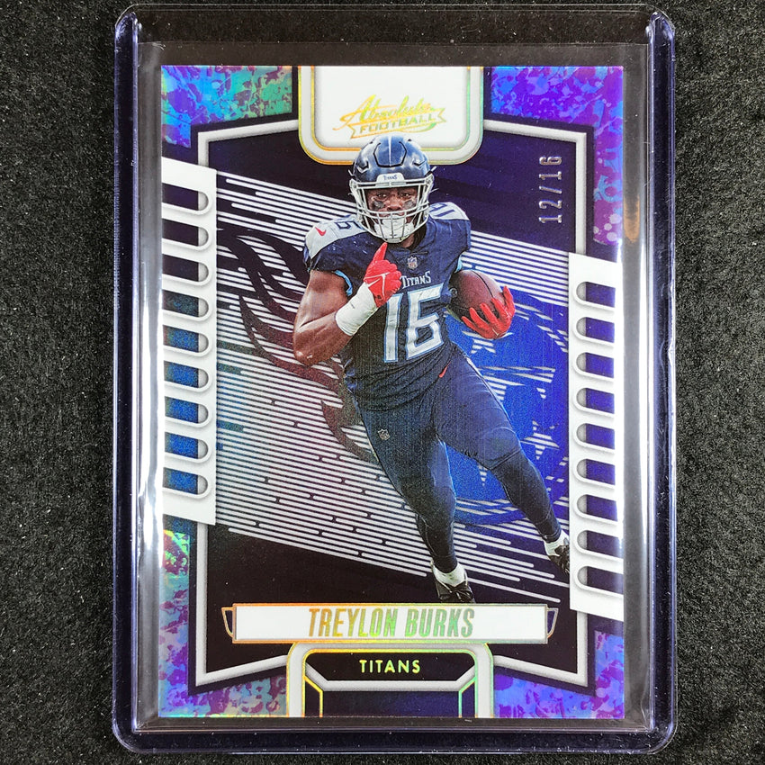 2023 Absolute Football Treylon Burks Base Splash Spectrum 12/16