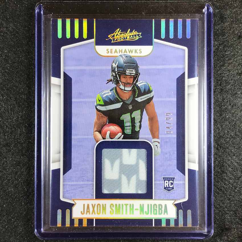 2023 Absolute Football Jaxon Smith-njigba Rookie Materials Jersey Gold 84/99