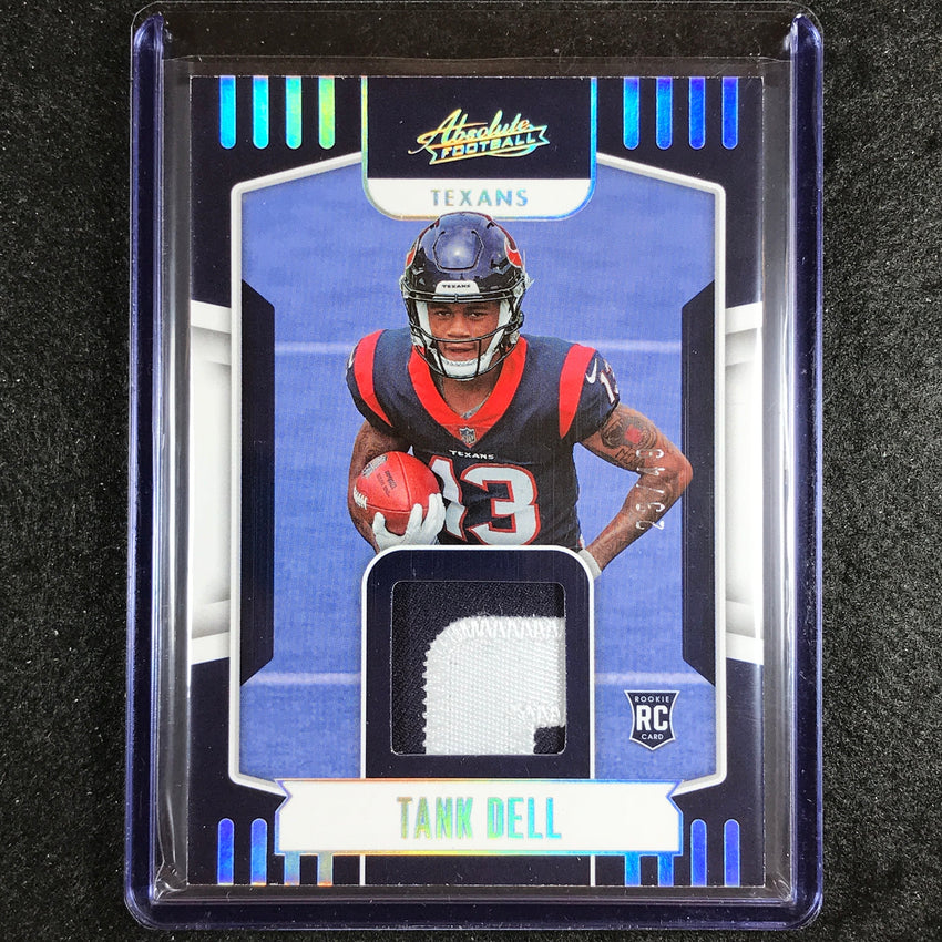 2023 Absolute Football Tank Dell Rookie Materials Patch Holo Silver 23/49