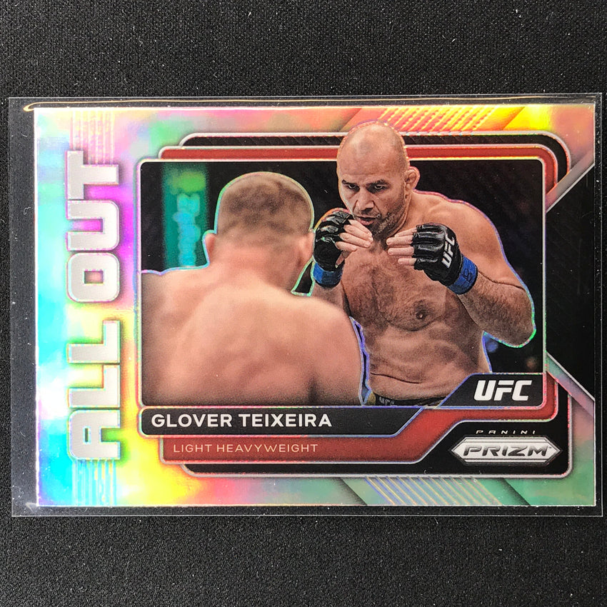 2023 Prizm GLOVER TEIXEIRA All Out Silver Prizm #30