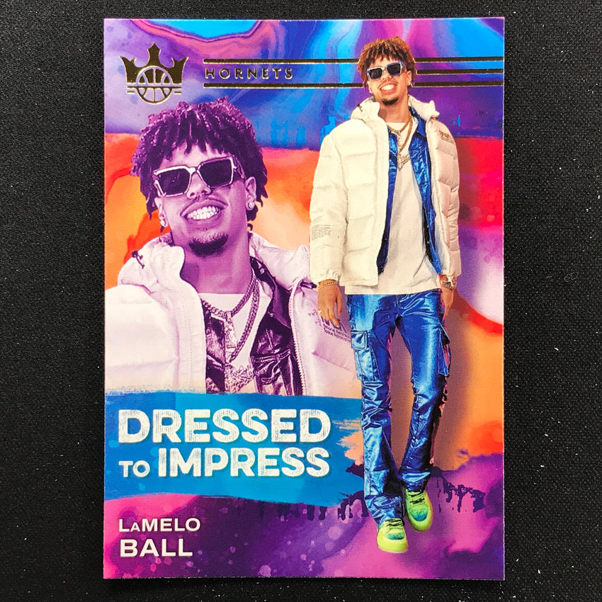 2022-23 Court Kings Lamelo Ball Dressed To Impress Base No 6
