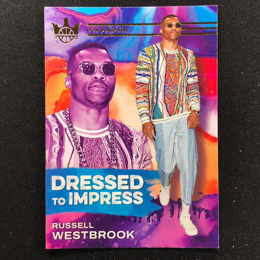 2022-23 Court Kings RUSSELL WESTBROOK Dressed to Impress Base #7