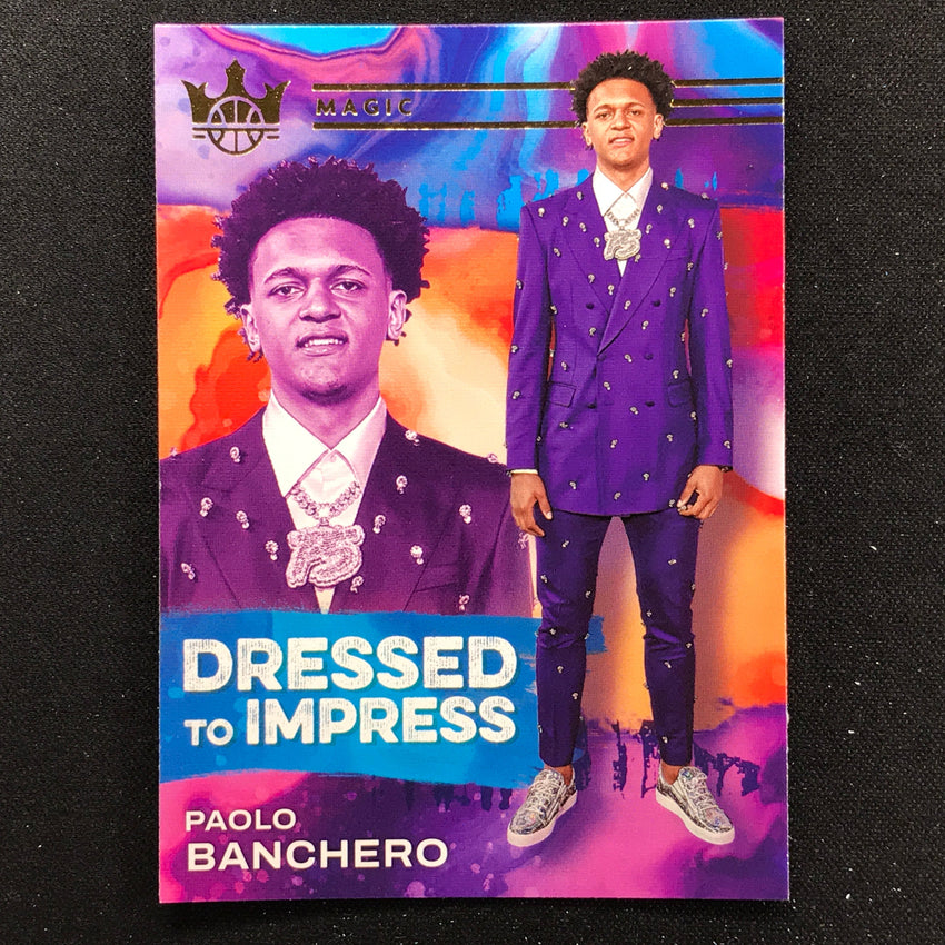 2022-23 Court Kings Paolo Banchero Dressed To Impress Rookie Base No 9
