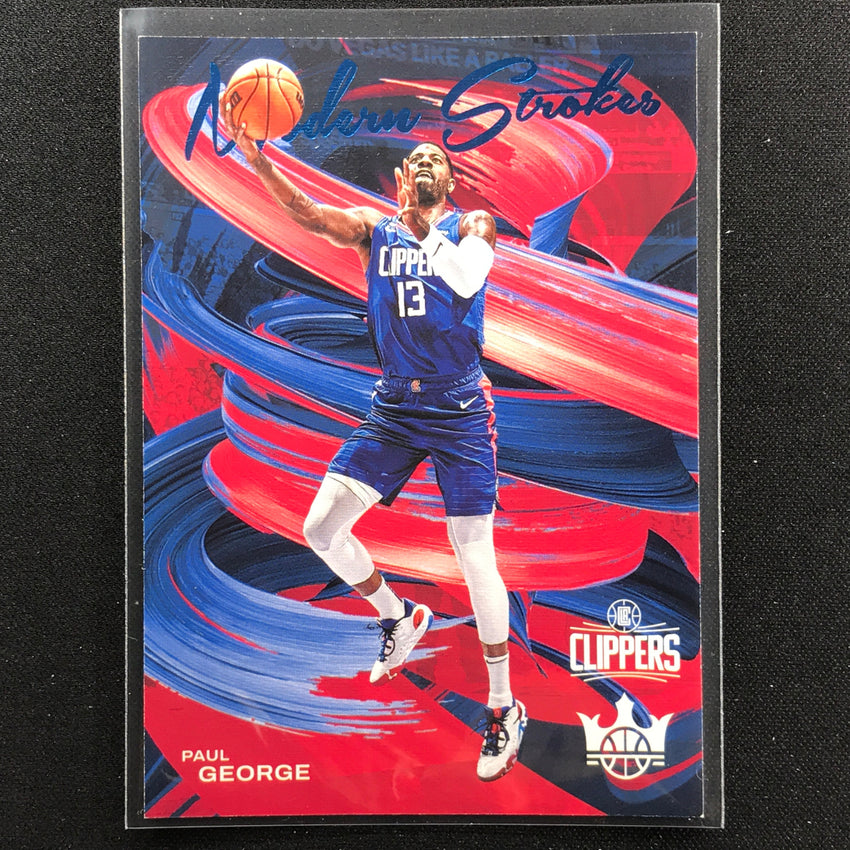 2022-23 Court Kings Paul George Modern Strokes Amethyst 61/99