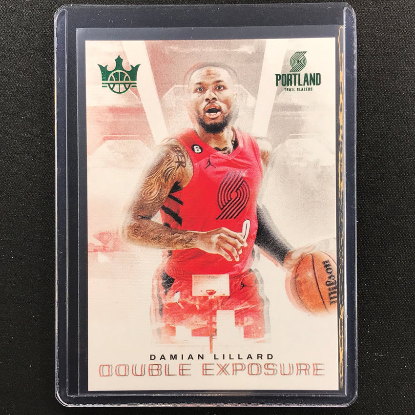 2022-23 Court Kings Damian Lillard Double Exposure Jade 10/25