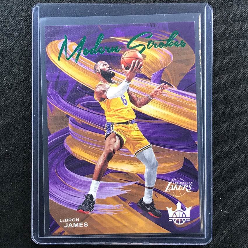 2022-23 Court Kings Lebron James Modern Strokes Jade 21/25