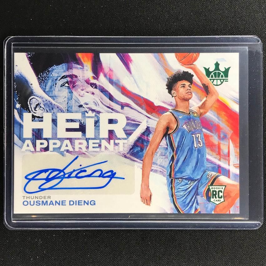 2022-23 Court Kings Ousmane Dieng Heir Apparent Rookie Auto Jade Ssp No Odt