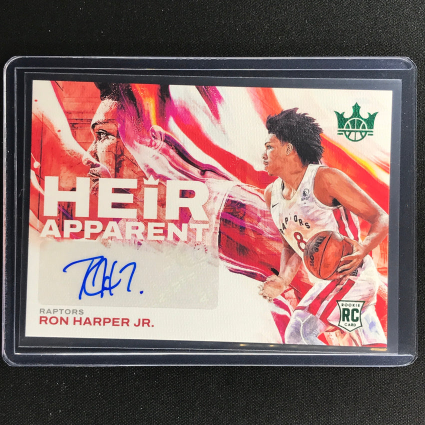 2022-23 Court Kings RON HARPER JR. Heir Apparent Rookie Auto Jade SSP #RHJ