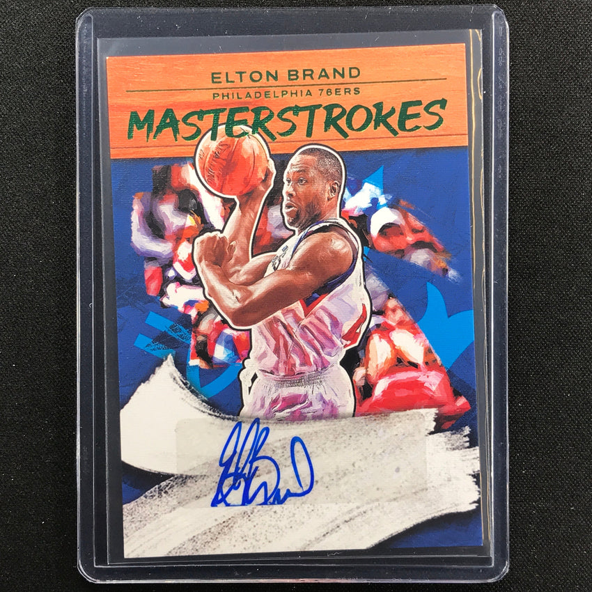 2022-23 Court Kings ELTON BRAND Masterstrokes Auto Jade SSP #EBP