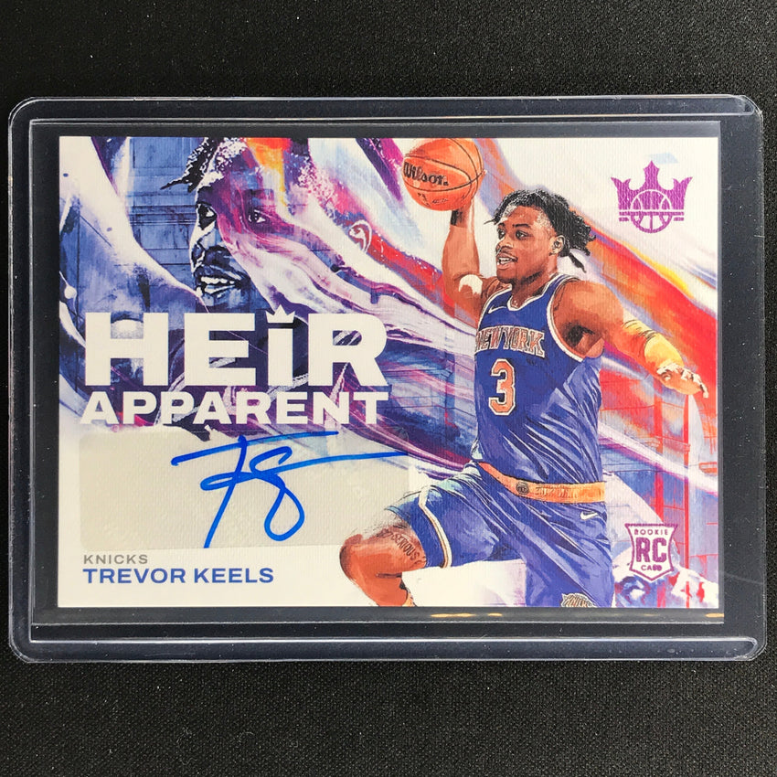 2022-23 Court Kings Trevor Keels Heir Apparent Rookie Auto Pink 8/8