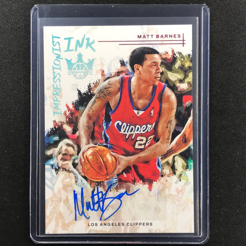 2022-23 Court Kings Matt Barnes Impressionist Ink Auto Pink 3/8