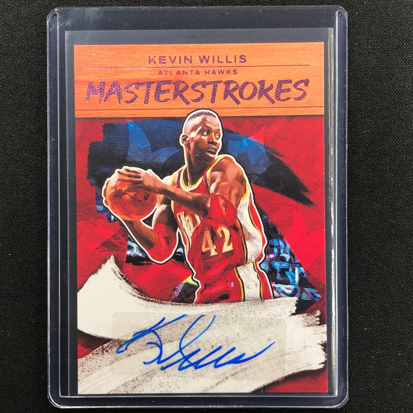 2022-23 Court Kings Kevin Willis Masterstrokes Auto Pink 1/8