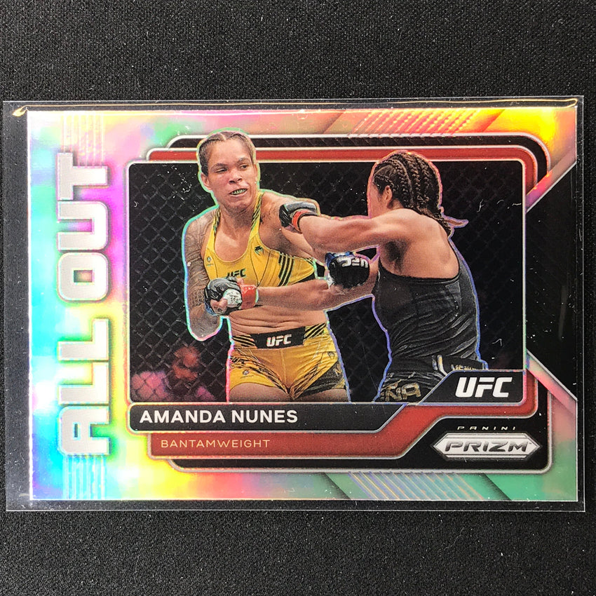 2023 Prizm AMANDA NUNES All Out Silver Prizm #21