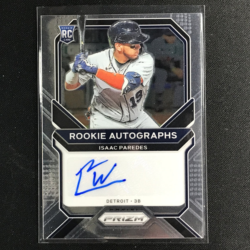 2021 Prizm ISAAC PAREDES Rookie Autographs Base #IP (B)