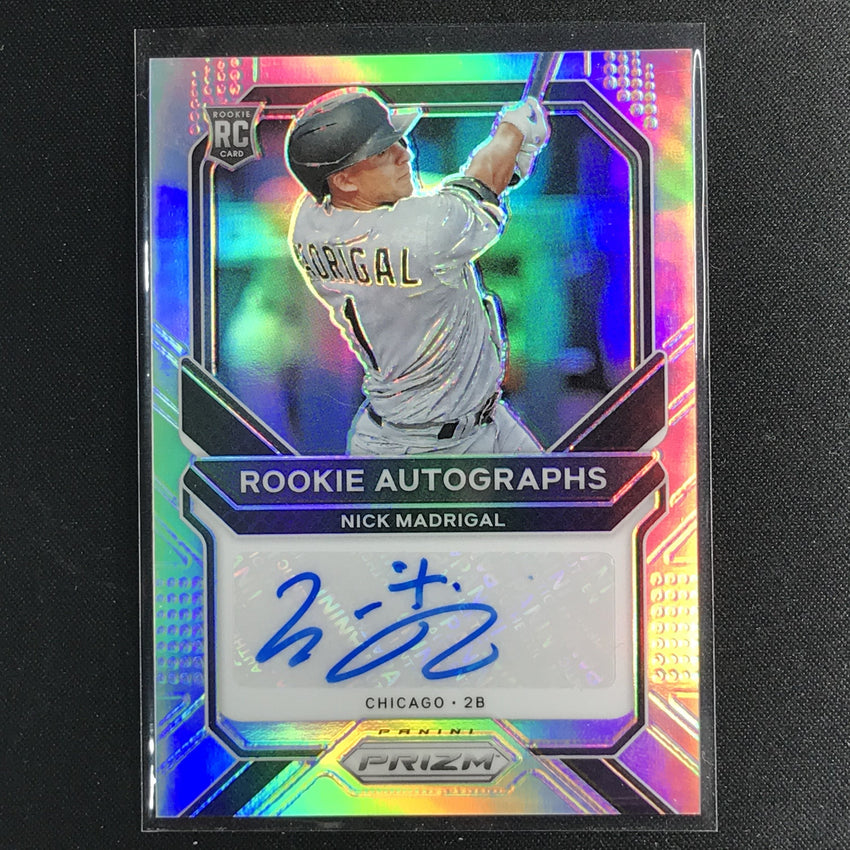 2021 Prizm NICK MADRIGAL Rookie Autographs Silver #NM
