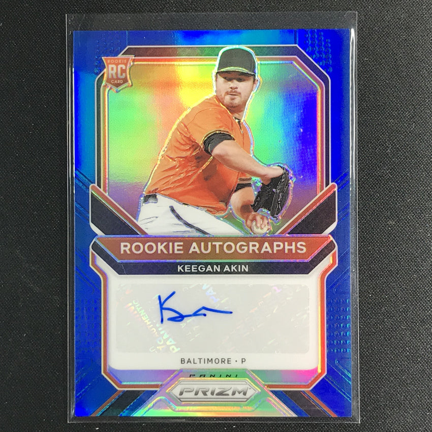 2021 Prizm KEEGAN AKIN Rookie Autographs Blue 43/149
