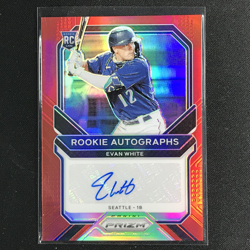 2021 Prizm EVAN WHITE Rookie Autographs Red 54/99