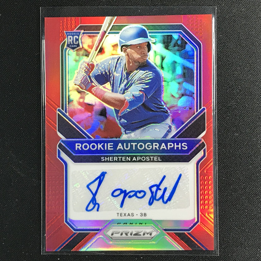 2021 Prizm SHERTEN APOSTEL Rookie Autographs Red 98/99