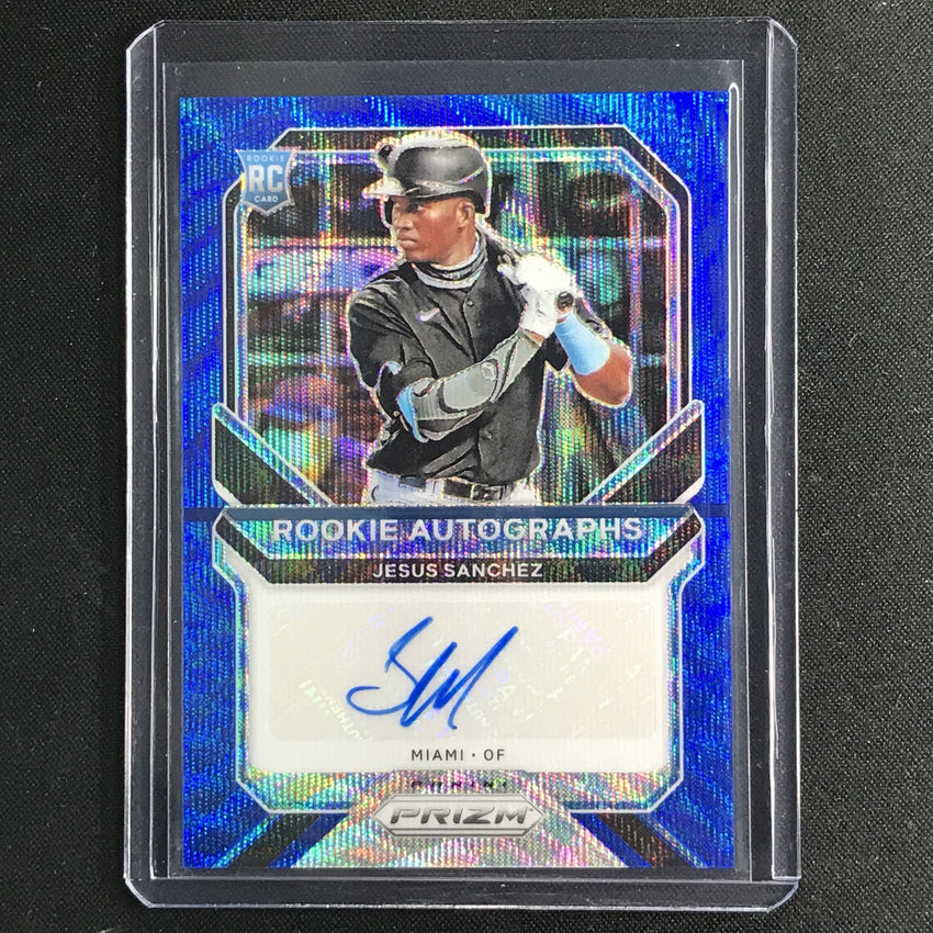 2021 Prizm JESUS SANCHEZ Rookie Autographs Blue Wave 45/50