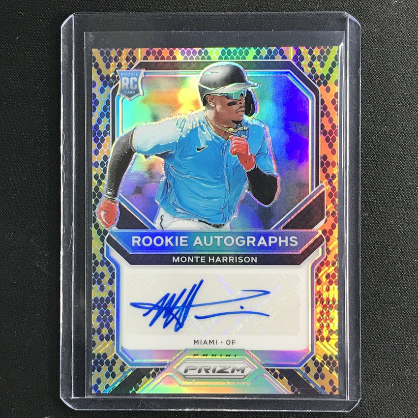 2021 Prizm MONTE HARRISON Rookie Autographs Snake Skin 27/35