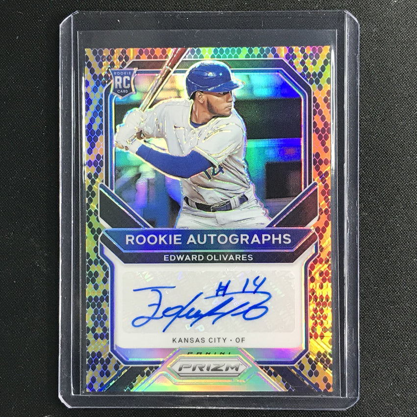 2021 Prizm EDWARD OLIVARES Rookie Autographs Snake Skin 34/35