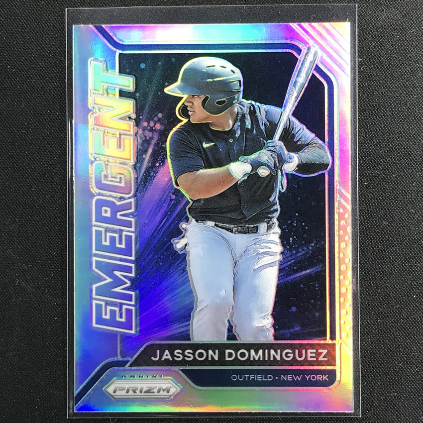 2021 Prizm Jasson Dominguez Emergent Silver No 8