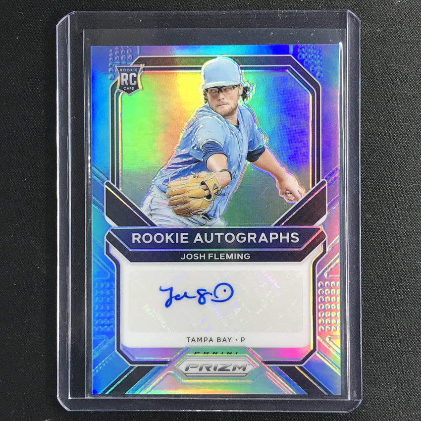 2021 Prizm JOSH FLEMING Rookie Autographs Navy Blue-Carolina Blue 8/25