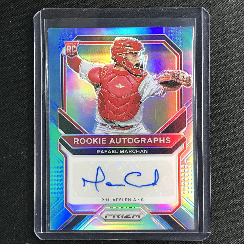 2021 Prizm RAFAEL MARCHAN Rookie Autographs Navy Blue-Carolina Blue 8/25