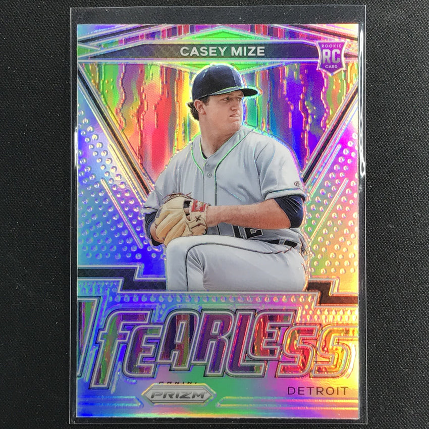 2021 Prizm Casey Mize Fearless Rookie Silver No 1