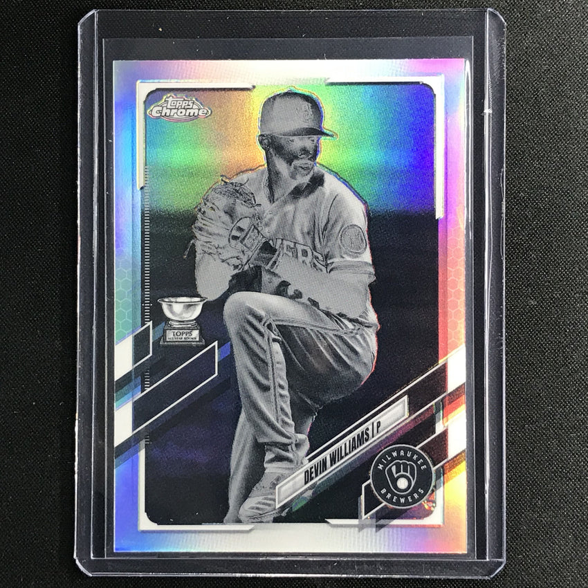 2021 Topps Chrome DEVIN WILLIAMS Negative SP #98