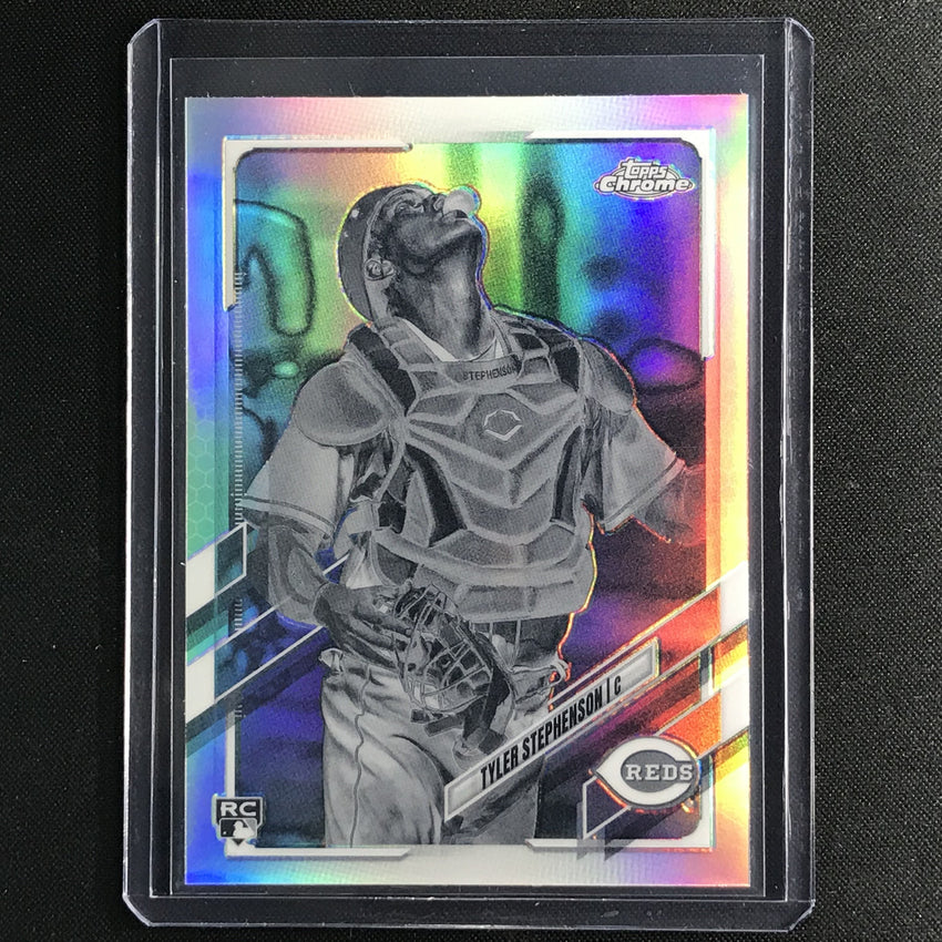 2021 Topps Chrome TYLER STEPHENSON Rookie Negative SP #111