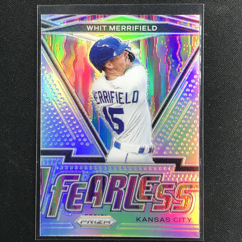 2021 Prizm Whit Merrifield Fearless Silver No 7