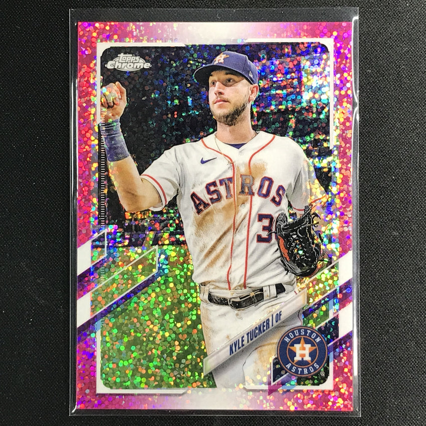 2021 Topps Chrome Kyle Tucker Magenta Speckle 4/350