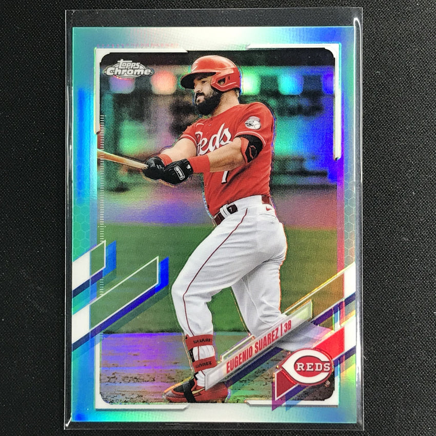 2021 Topps Chrome Eugeno Suarez Aqua 174/199
