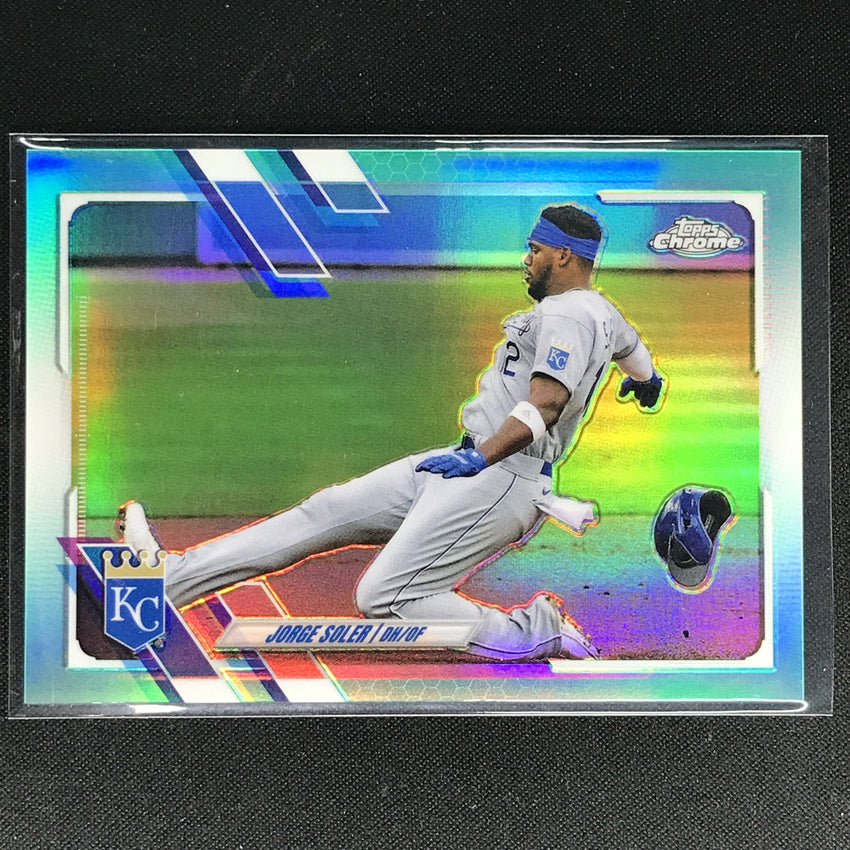 2021 Topps Chrome Jorge Soler Aqua 190/199