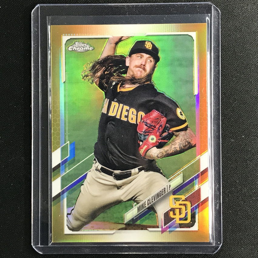2021 Topps Chrome Mike Clevinger Gold 32/50