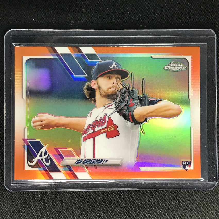 2021 Topps Chrome Ian Anderson Rookie Orange 7/25