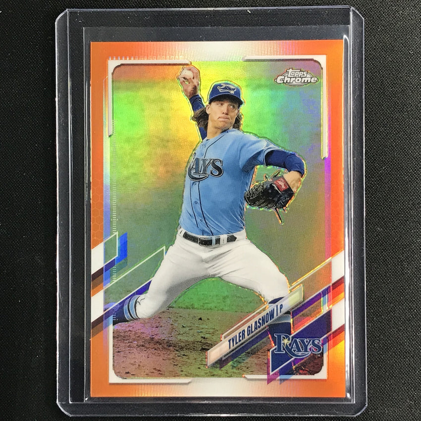 2021 Topps Chrome Tyler Glasnow Orange 8/25