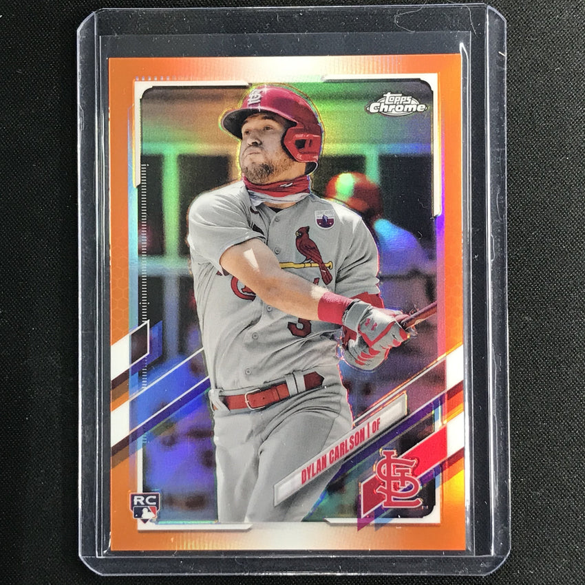 2021 Topps Chrome Dylan Carlson Rookie Orange 16/25