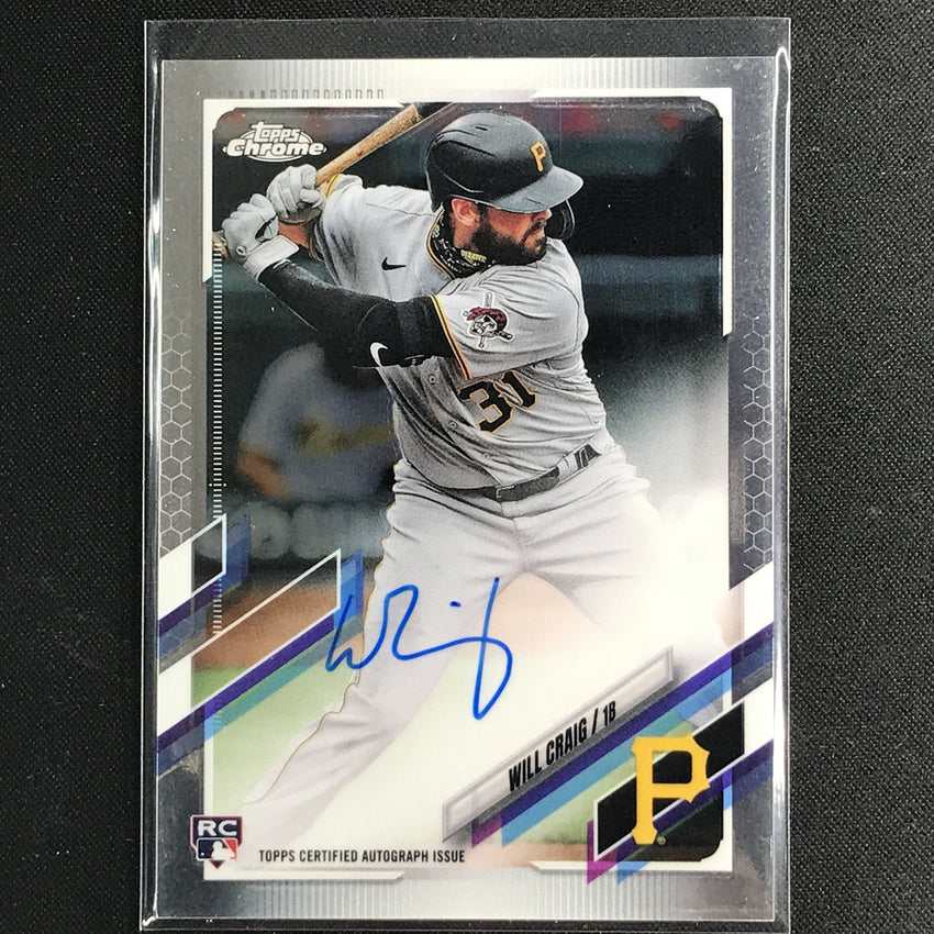 2021 Topps Chrome Will Craig Rookie Autographs Base No Wcr B
