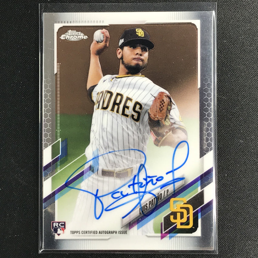2021 Topps Chrome Luis Patino Rookie Autographs Base No Lp A
