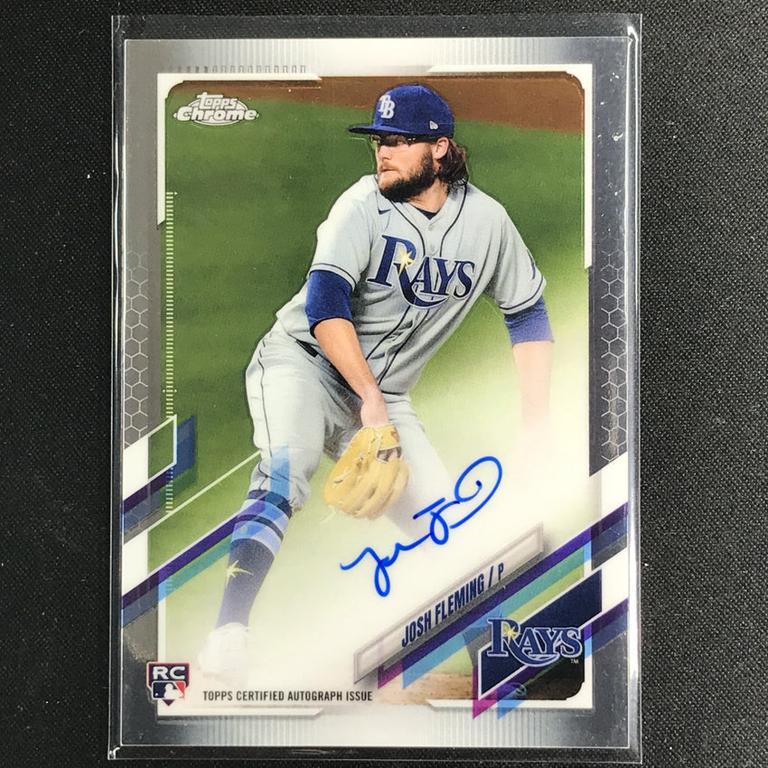 2021 Topps Chrome Josh Fleming Rookie Autographs Base No Jf C