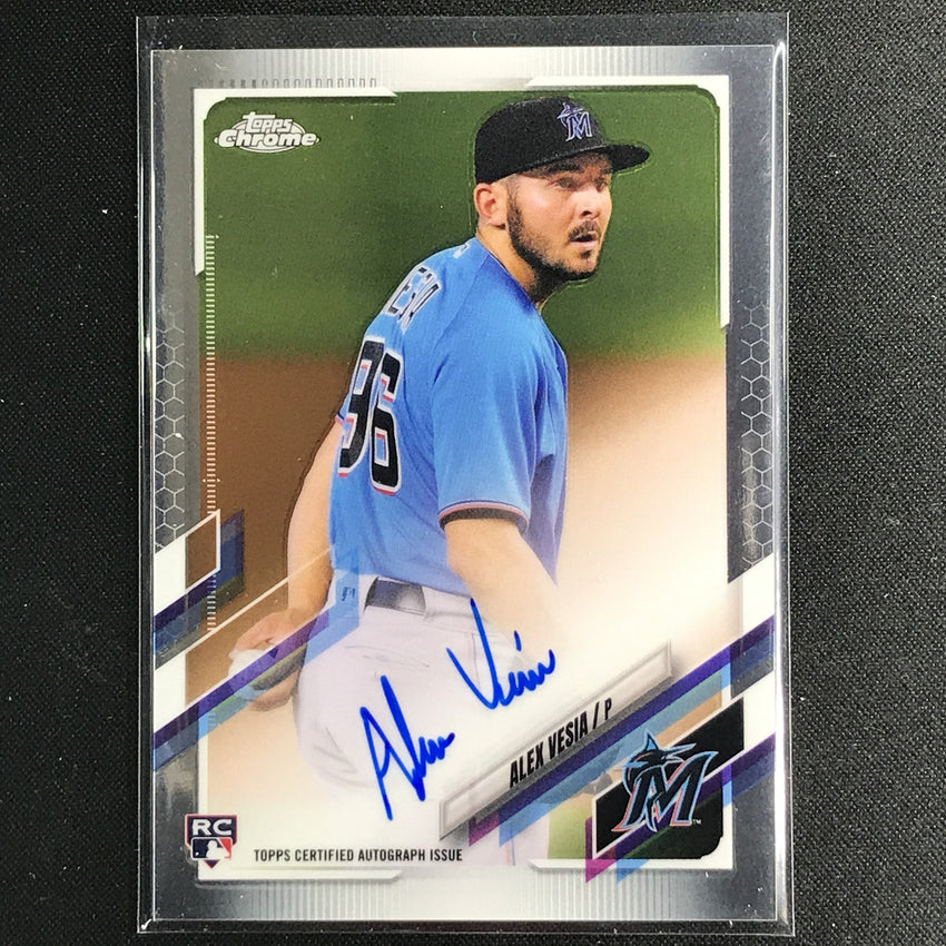 2021 Topps Chrome Alex Vesia Rookie Autographs Base No Av