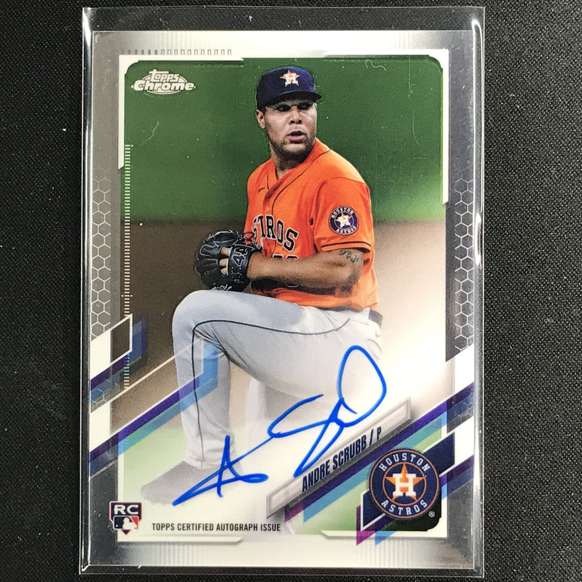 2021 Topps Chrome Andre Scrubb Rookie Autographs Base No As A