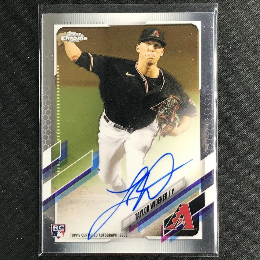 2021 Topps Chrome Taylor Widener Rookie Autographs Base No Tw
